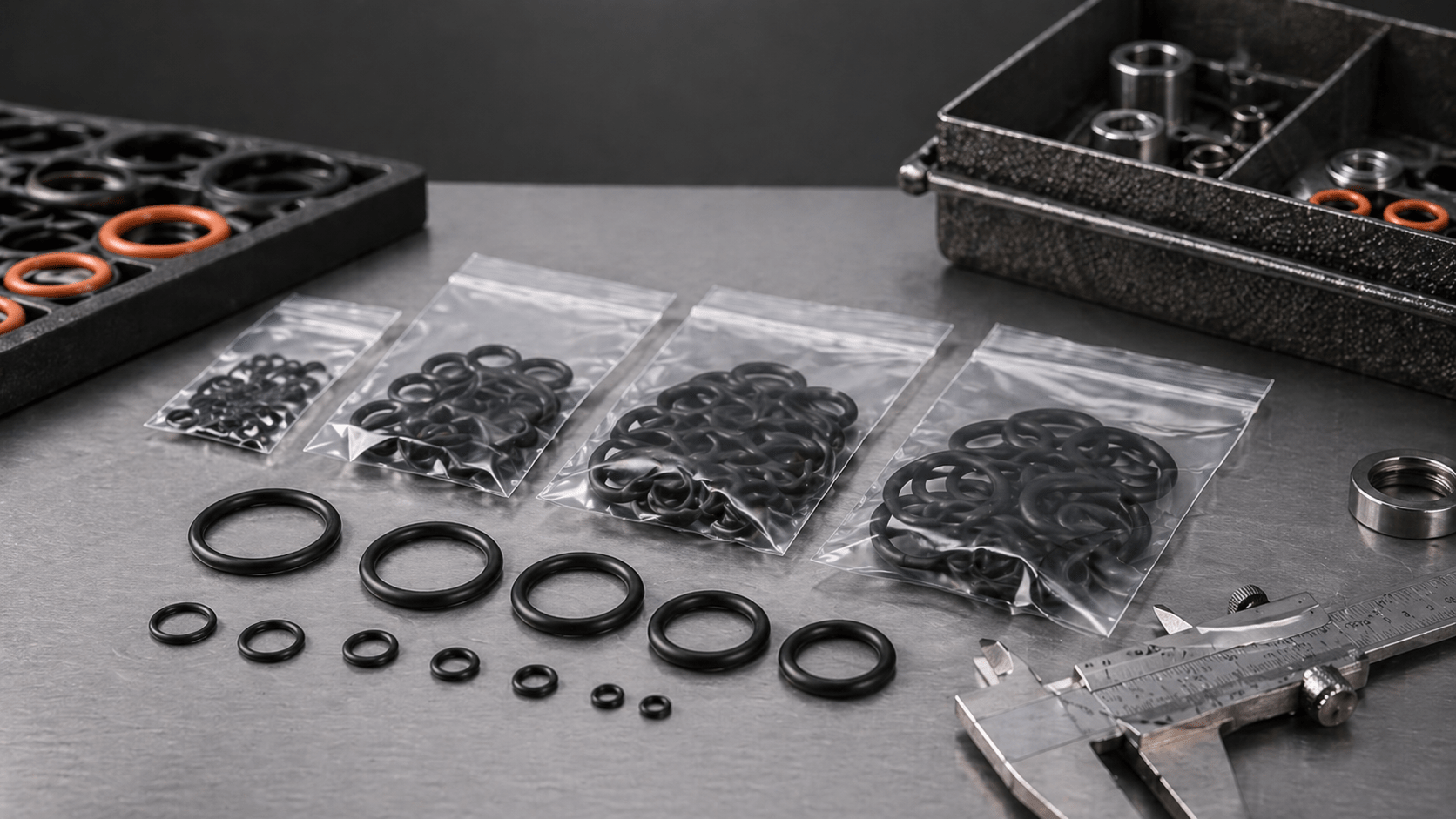O-ring kit compared with exact-size O-ring small pack for replacement buying