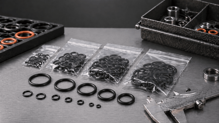 O-ring kit compared with exact-size O-ring small pack for replacement buying
