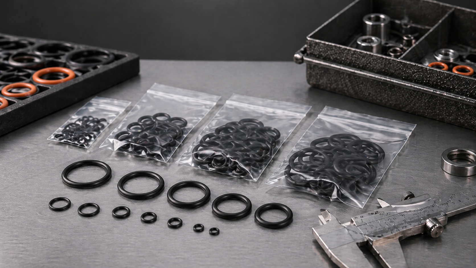 O-ring kit compared with exact-size O-ring small pack for replacement buying