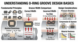 O-Ring Groove Design Basics: Squeeze, Stretch, and Groove Fill