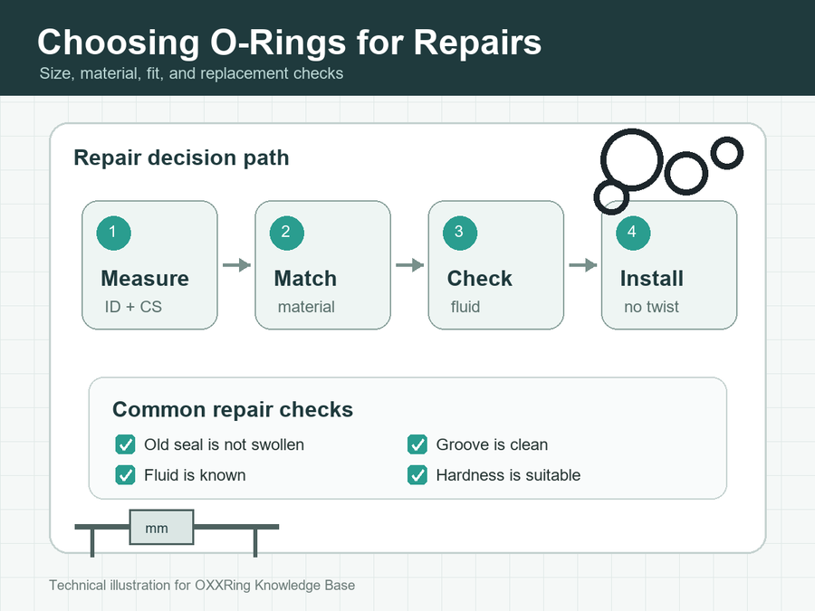 How to Choose O-Rings for Common Repairs