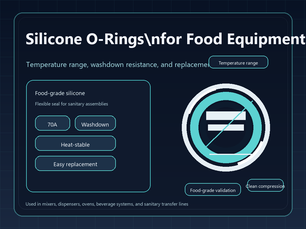 Silicone O-Rings for Food Equipment: What Buyers Should Know