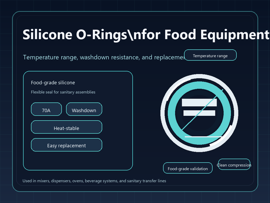 Silicone O-Rings for Food Equipment: What Buyers Should Know