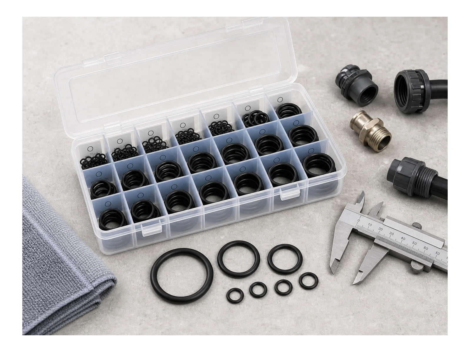 EPDM Water & Outdoor O-Ring Kit compartment box product photo