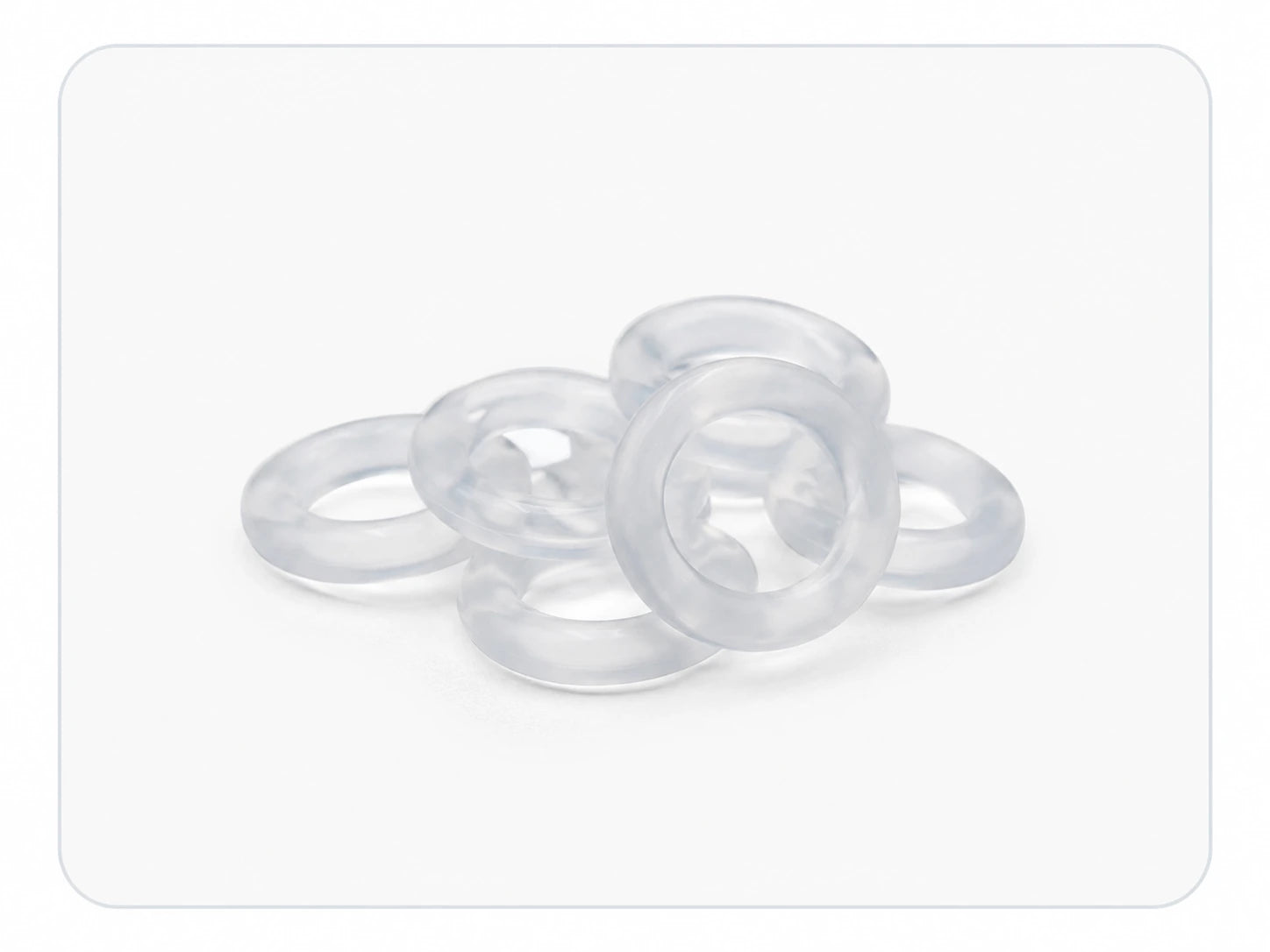 Regular Transparent · 120 pcs keyboard O-ring option