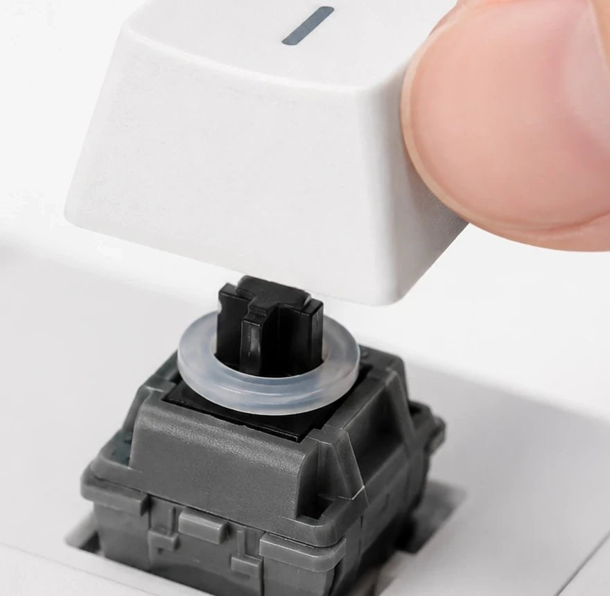 Reinstall the keycap after fitting the O-ring