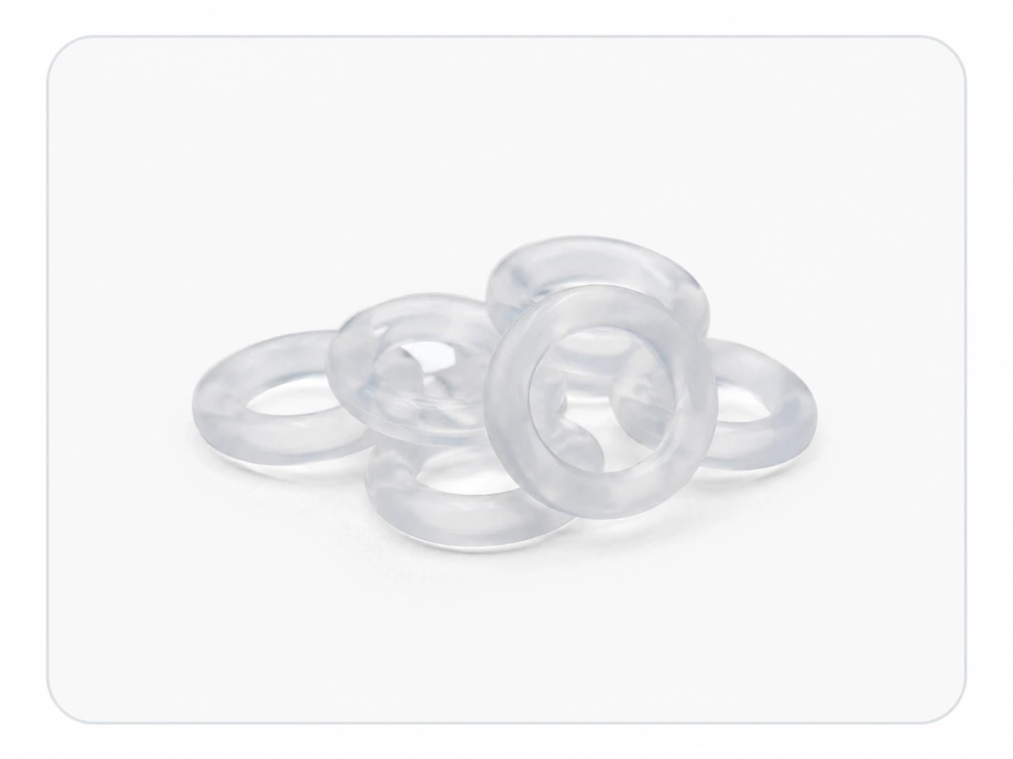 Regular Transparent · 120 pcs keyboard O-ring option